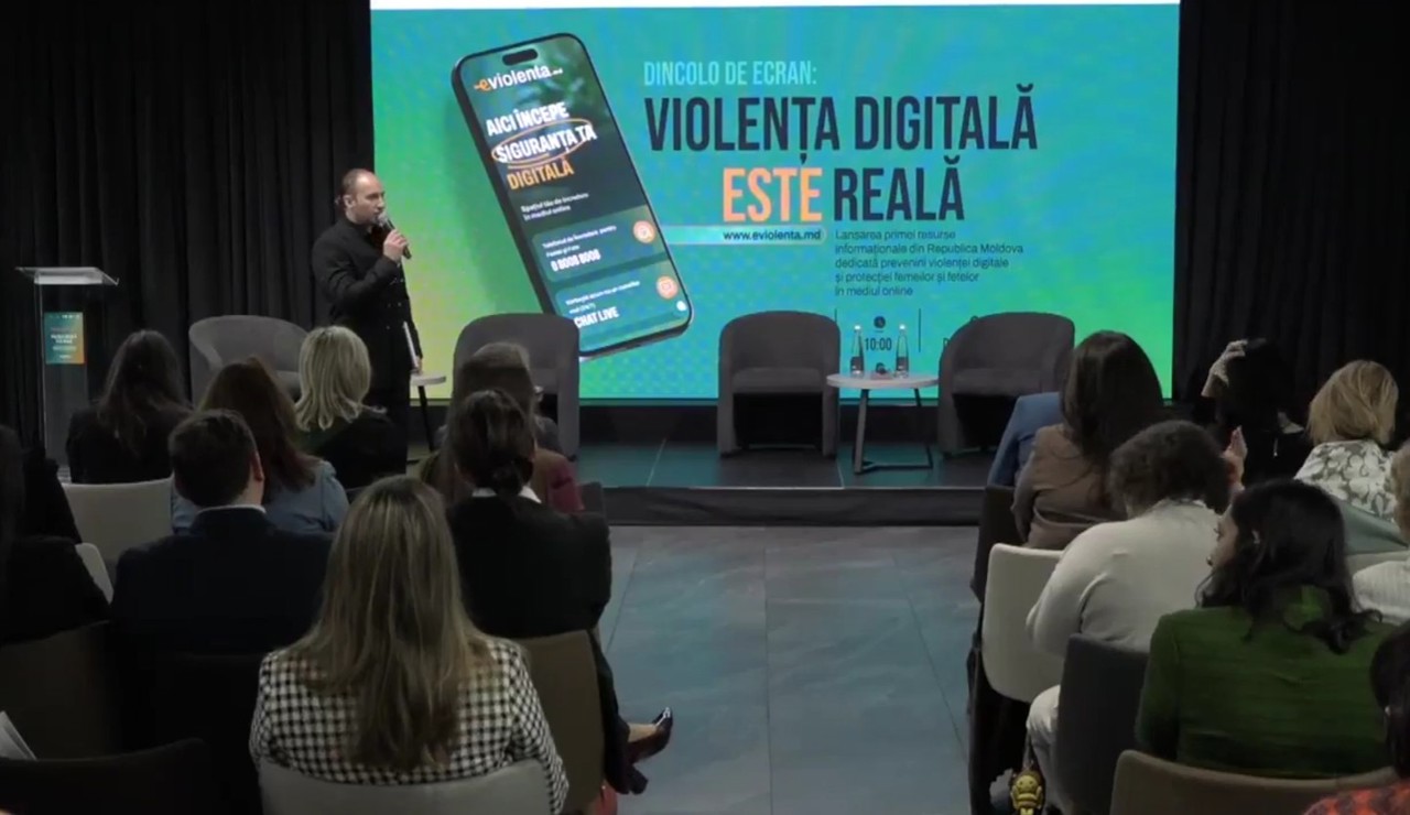 eViolenta.md - o nouă platformă de sprijin pentru femeile-victime ale violenței digitale, lansată în Republica Moldova