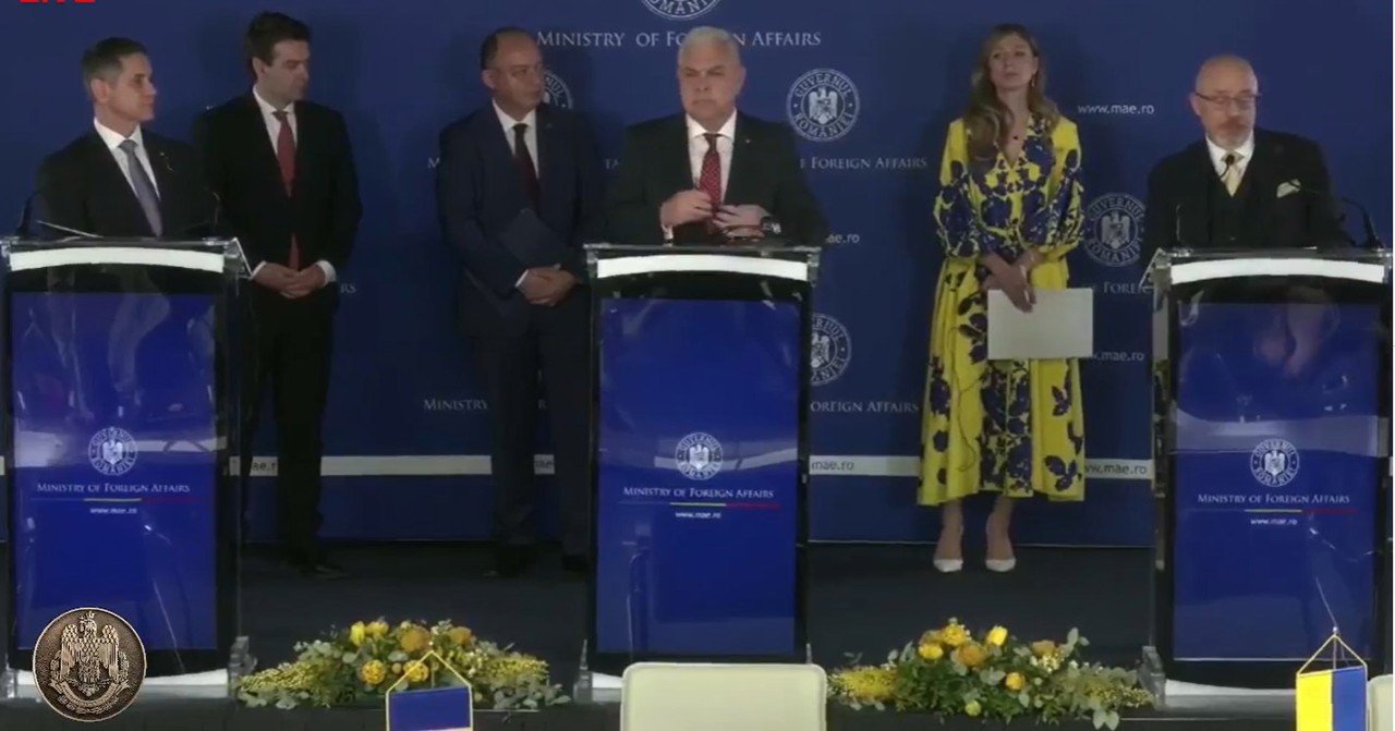 Заявления министров обороны Республики Молдова, Румынии и Украины на трехсторонней встрече в Бухаресте