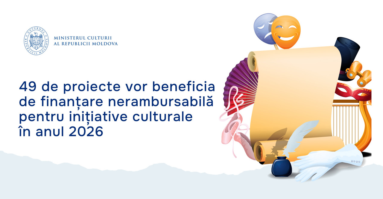 Aproape 280 de proiecte depuse, 49 selectate: Ministerul Culturii anunță beneficiarii finanțării pentru 2026