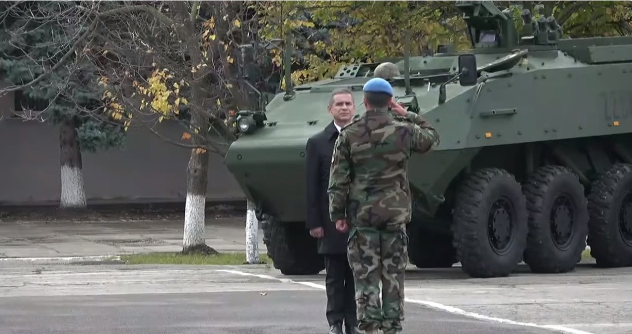 Republica Moldova a recepționat ultimele patru blindate Piranha 3 H, donate de Germania