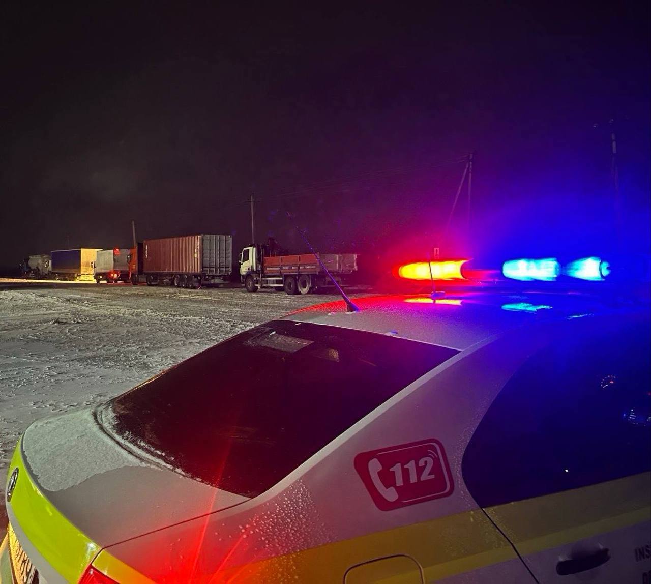 Consecințele vremii | La punctele de trecere a frontierei, circulația camioanelor și a transportului de pasageri, sistată