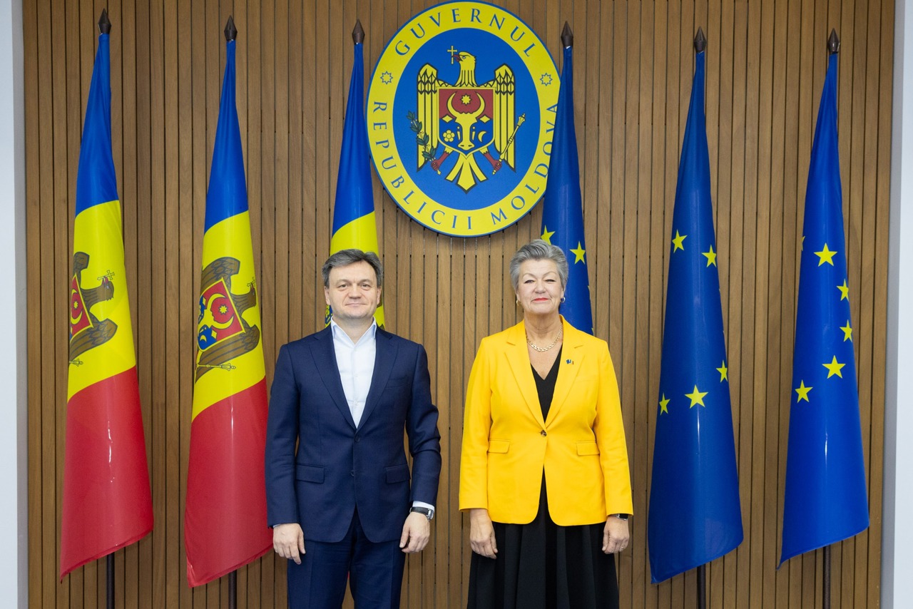 Cooperarea în domeniul securității, discutată de Dorin Recean cu comisarul european pentru afaceri interne, Ylva Johansson