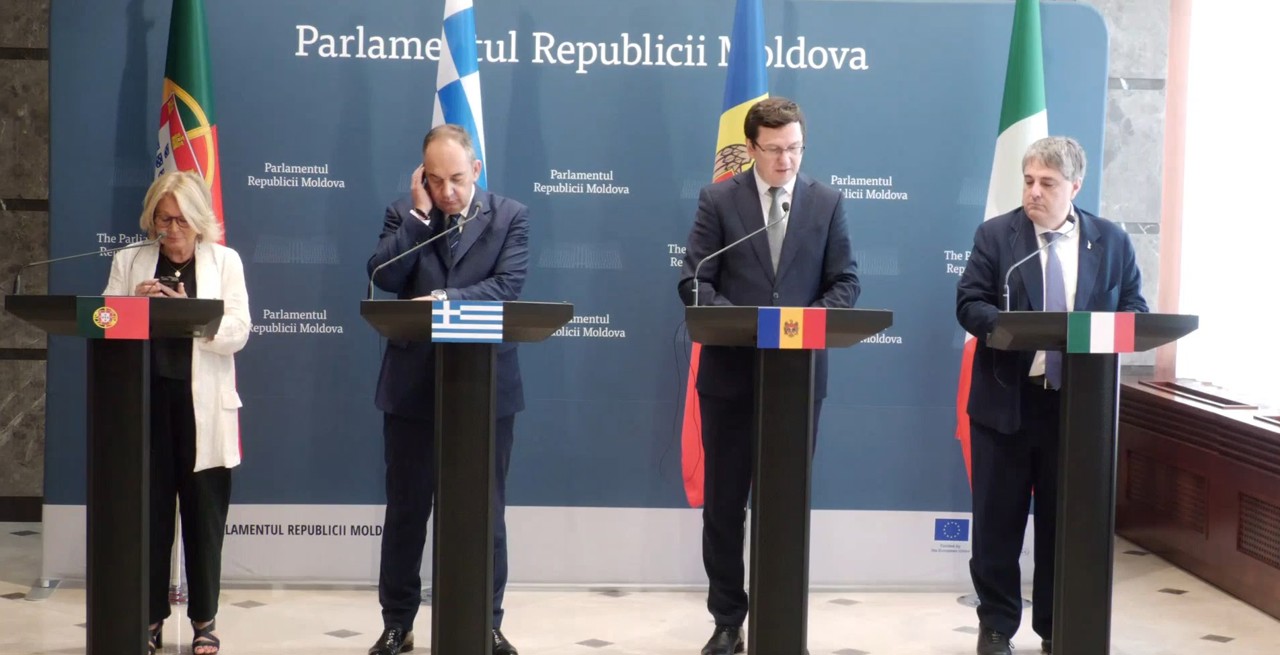 Italia, Grecia și Portugalia au semnat o declarație de sprijin pentru aderarea la UE a R. Moldova