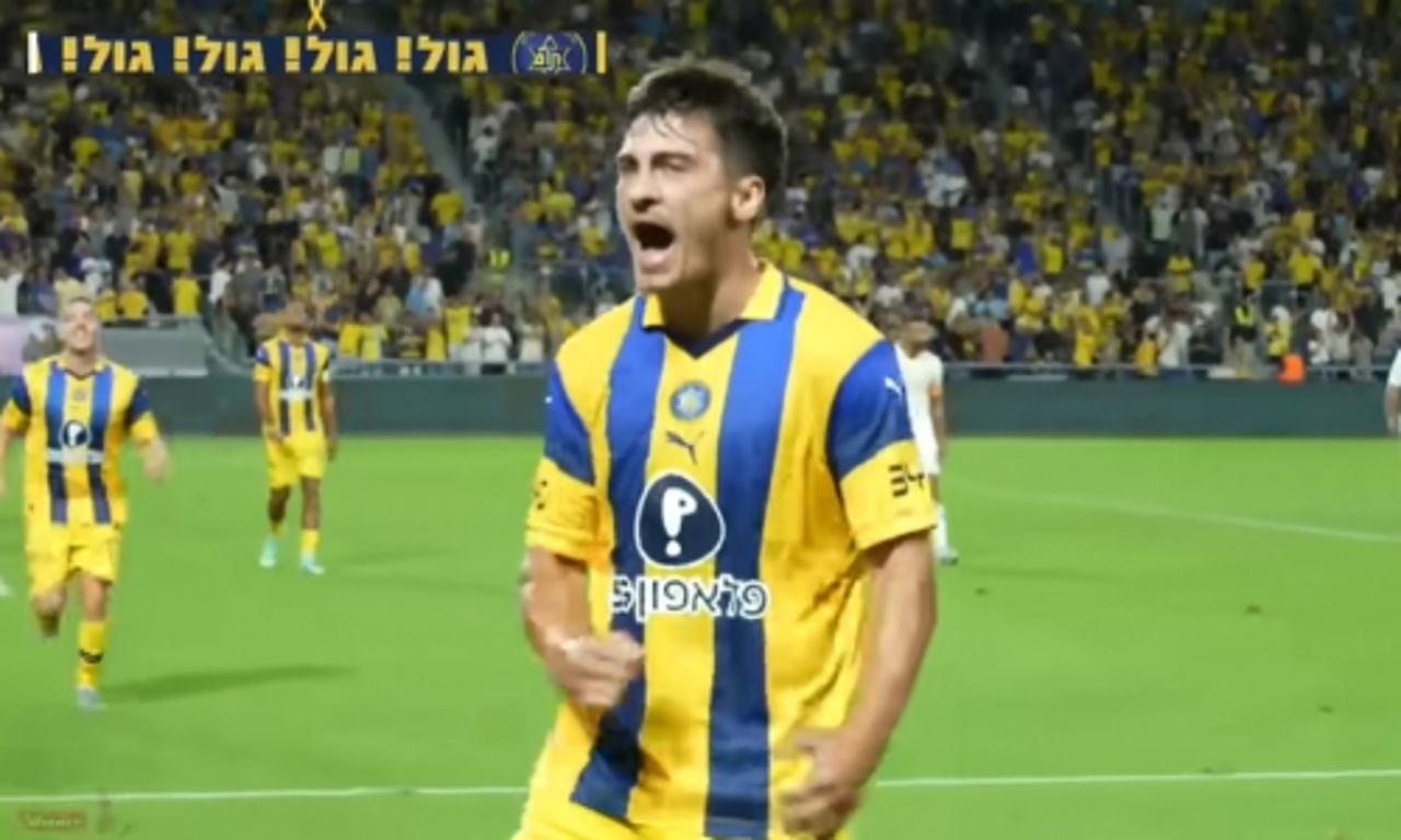 Ion Nicolăescu a marcat primul său gol în tricoul echipei Maccabi Tel Aviv 