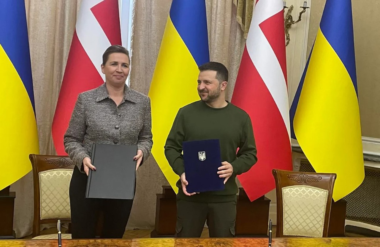 Denmark and Ukraine concluded a security agreement for the next ten years