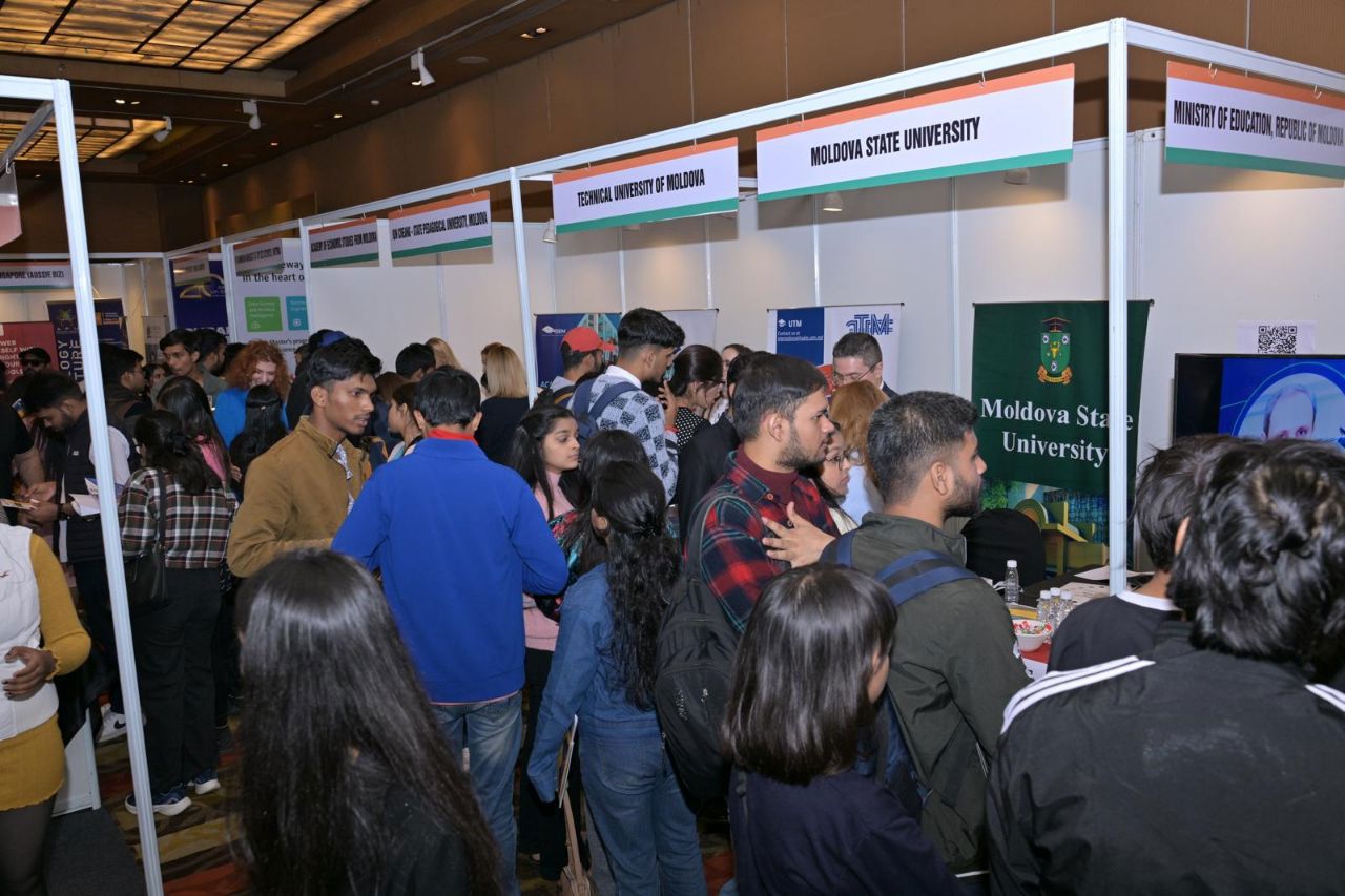 Universities from the Republic of Moldova promoted in India. Dan Perciun: Each international student contributes €10,000 annually to the country's economy.