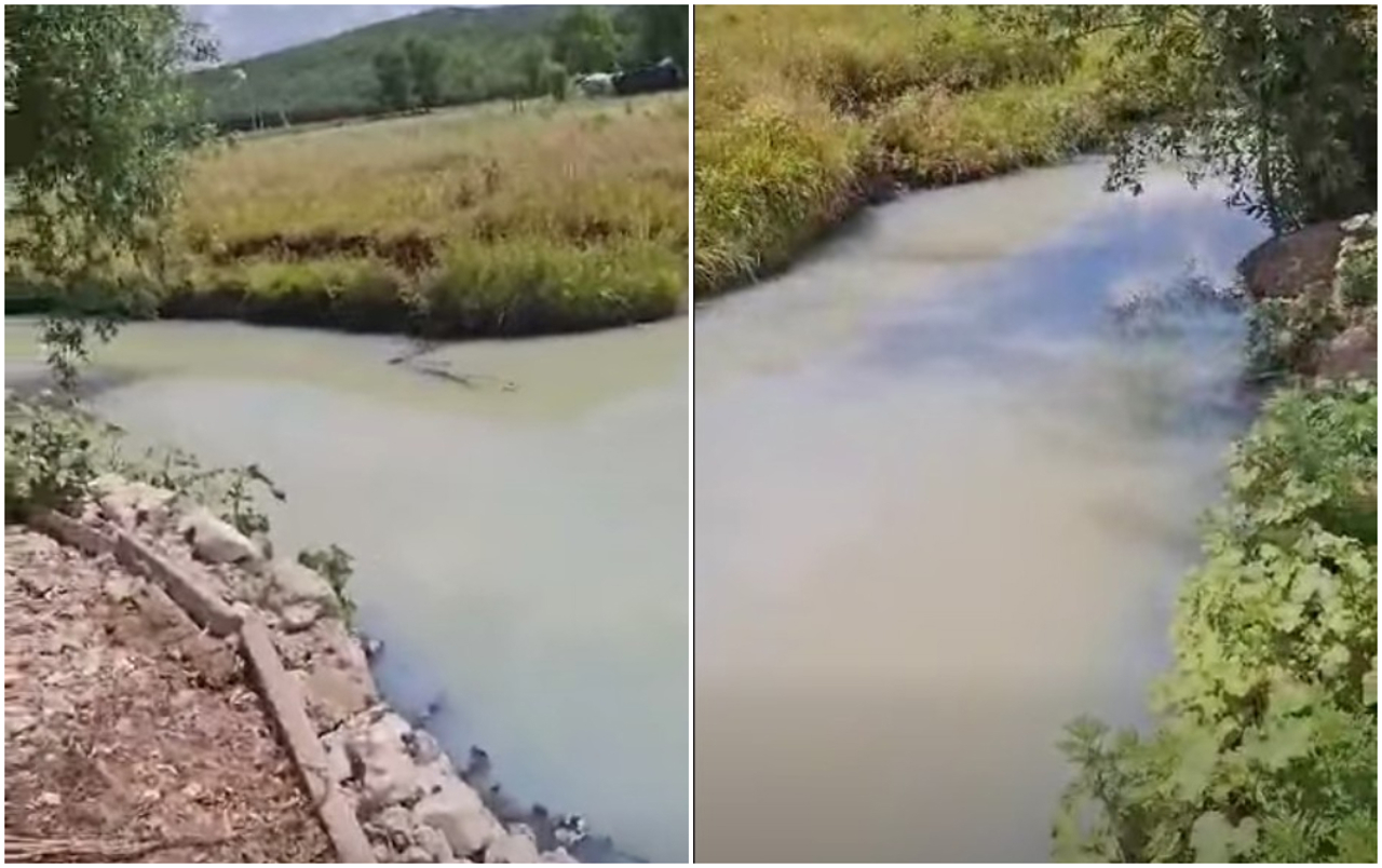 „Temperatura apei ajunge și la 70 de grade Celsius”: Cauza poluării râului de la Bălțata, indicată de autoritățile locale