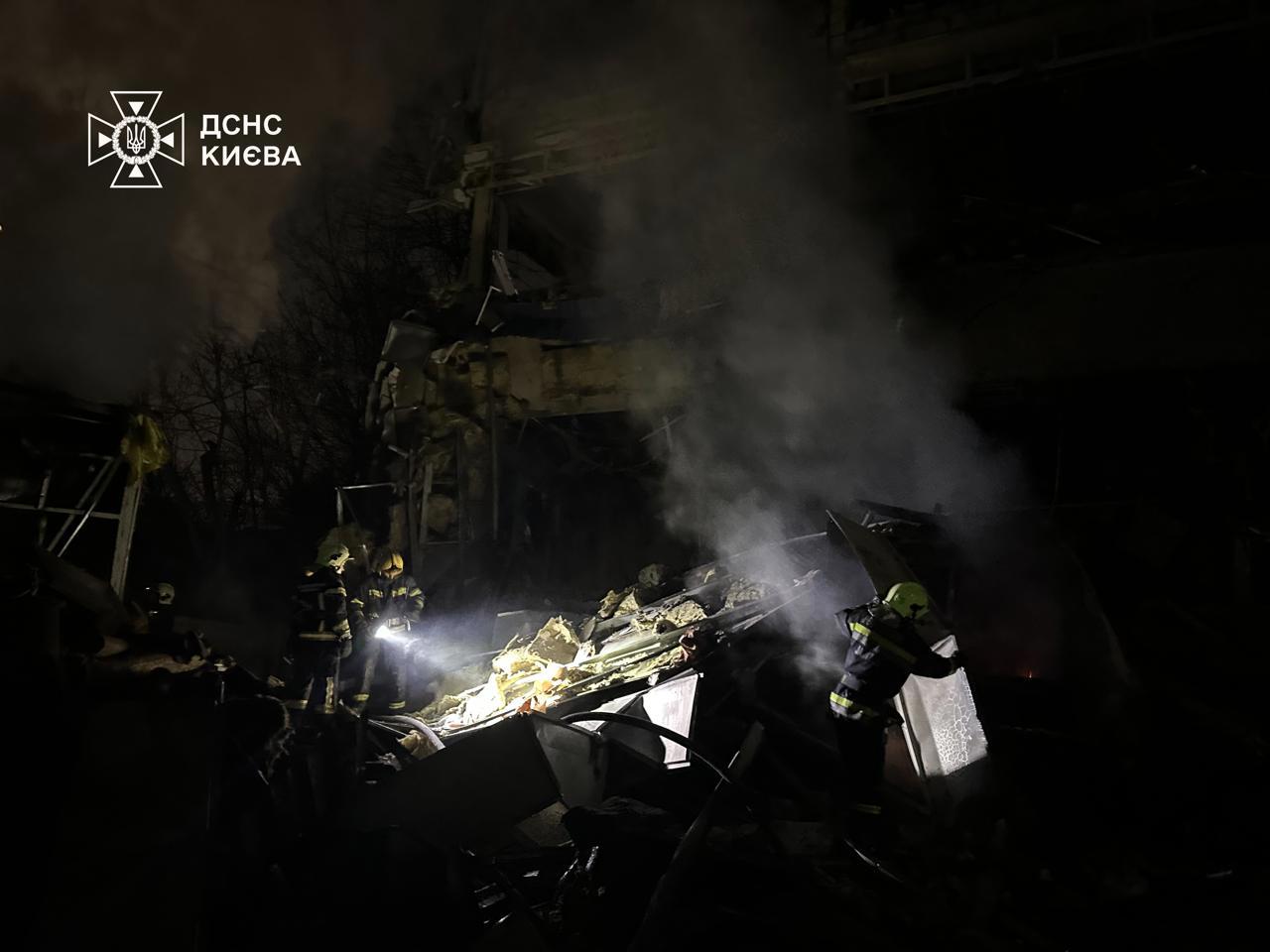 Capitala Ucrainei sub atac: incendii și victime după un bombardament cu rachete