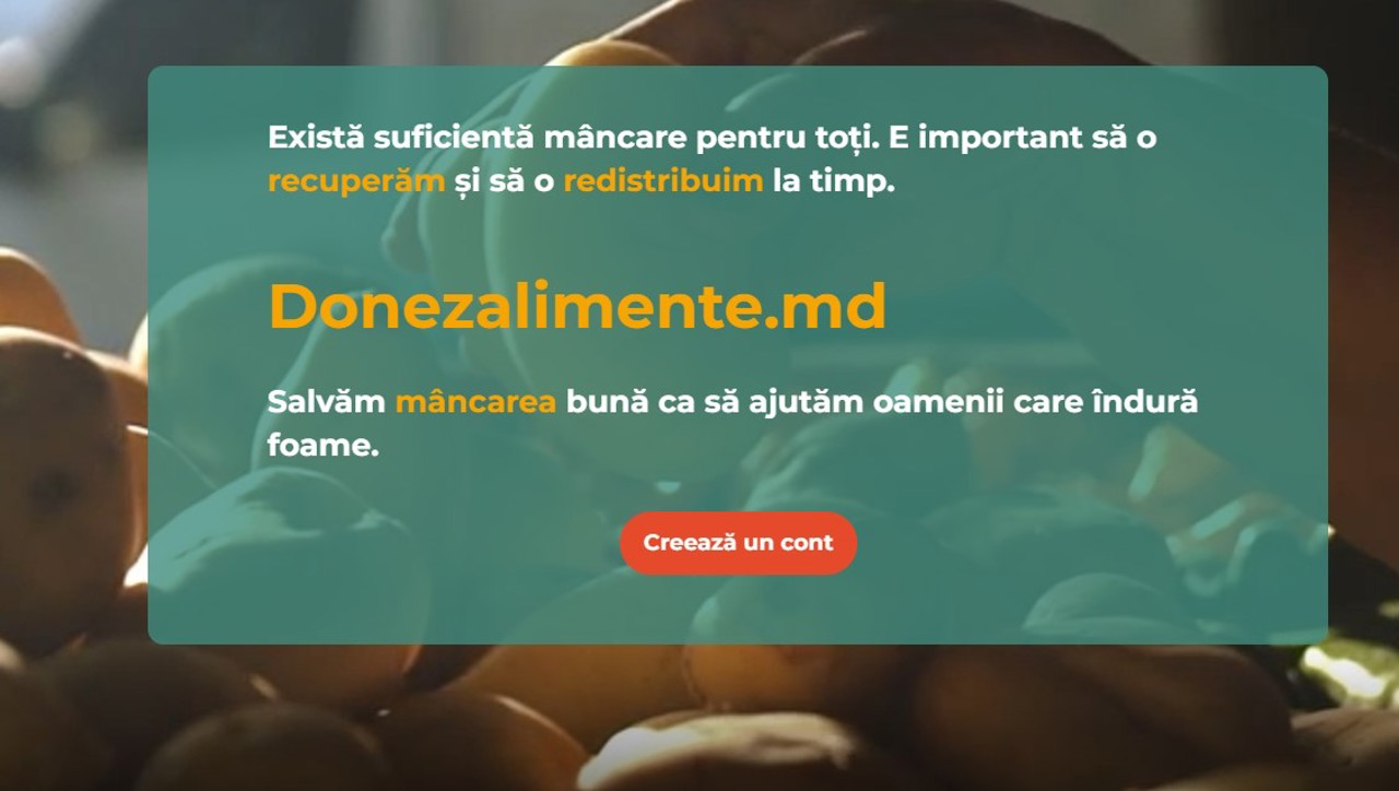 В Республике Молдова запущена онлайновая платформа donezalimente.md для предотвращения пищевых отходов