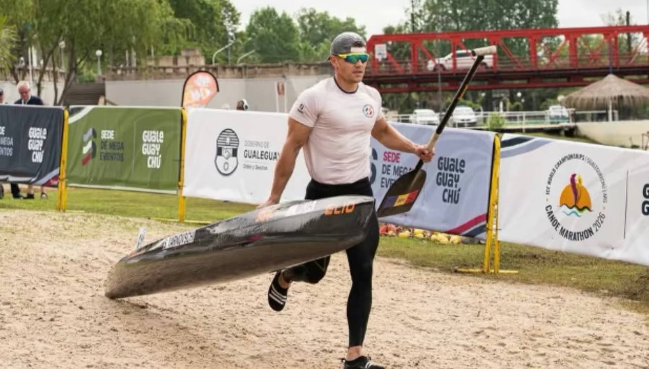 Serghei Tarnovschi a urcat pe podium la Campionatele Mondiale de canoe maraton 