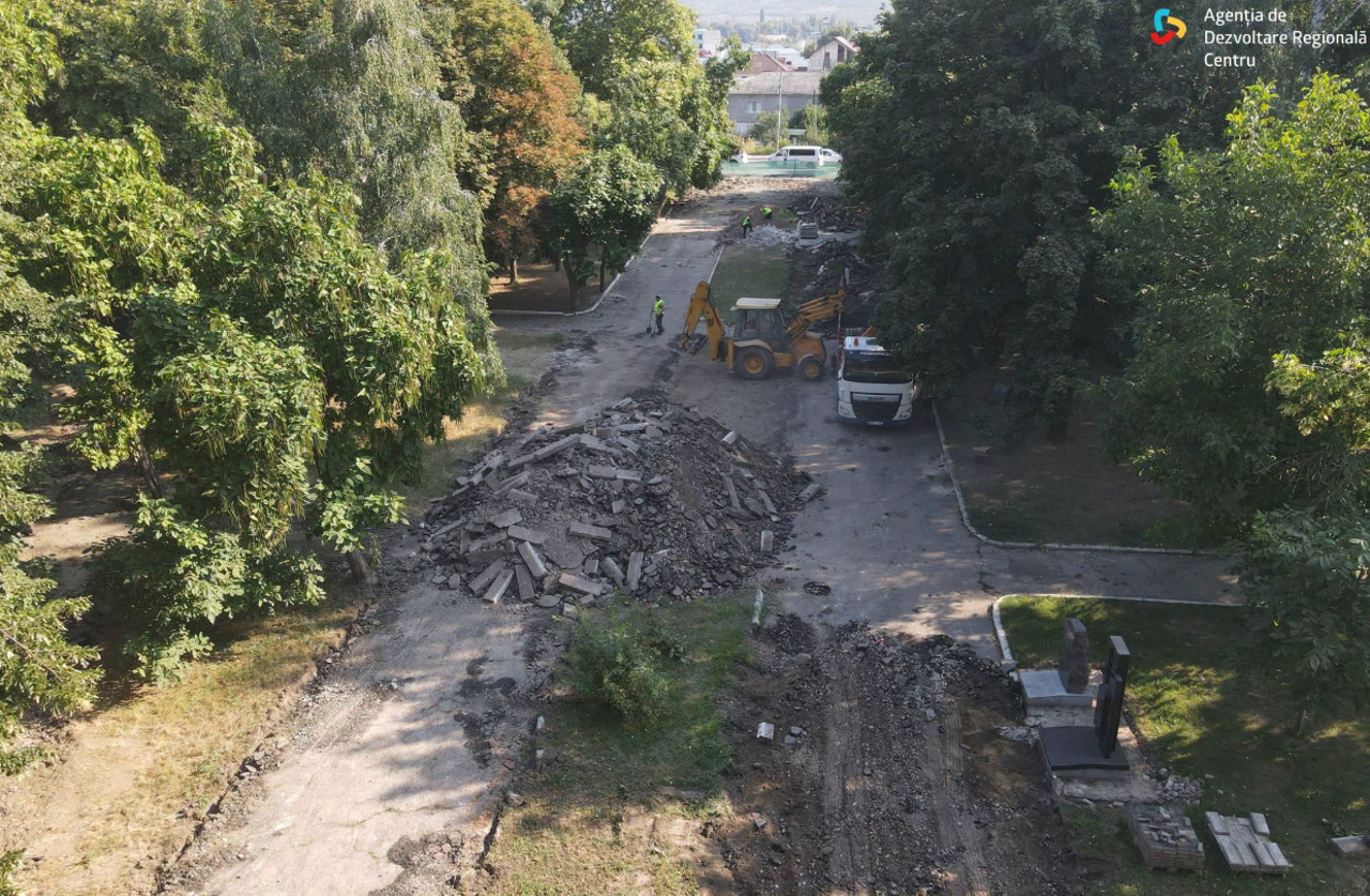Nearly 20 million lei invested to revitalize Central Park in Straseni