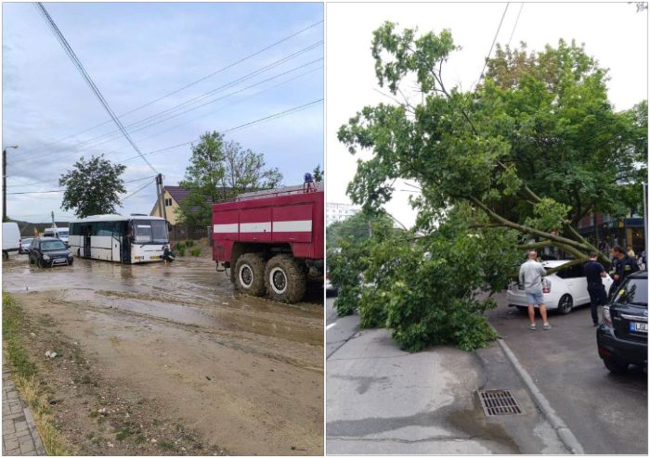 Ploile abundente și vântul puternic au făcut prăpăd în țară. Cele mai afectate localități