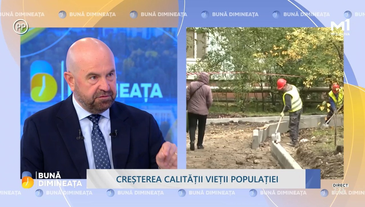 Curți de bloc din Chișinău, reparate cu bani de la UE: Primele proiecte, finalizate în sectorul Râșcani