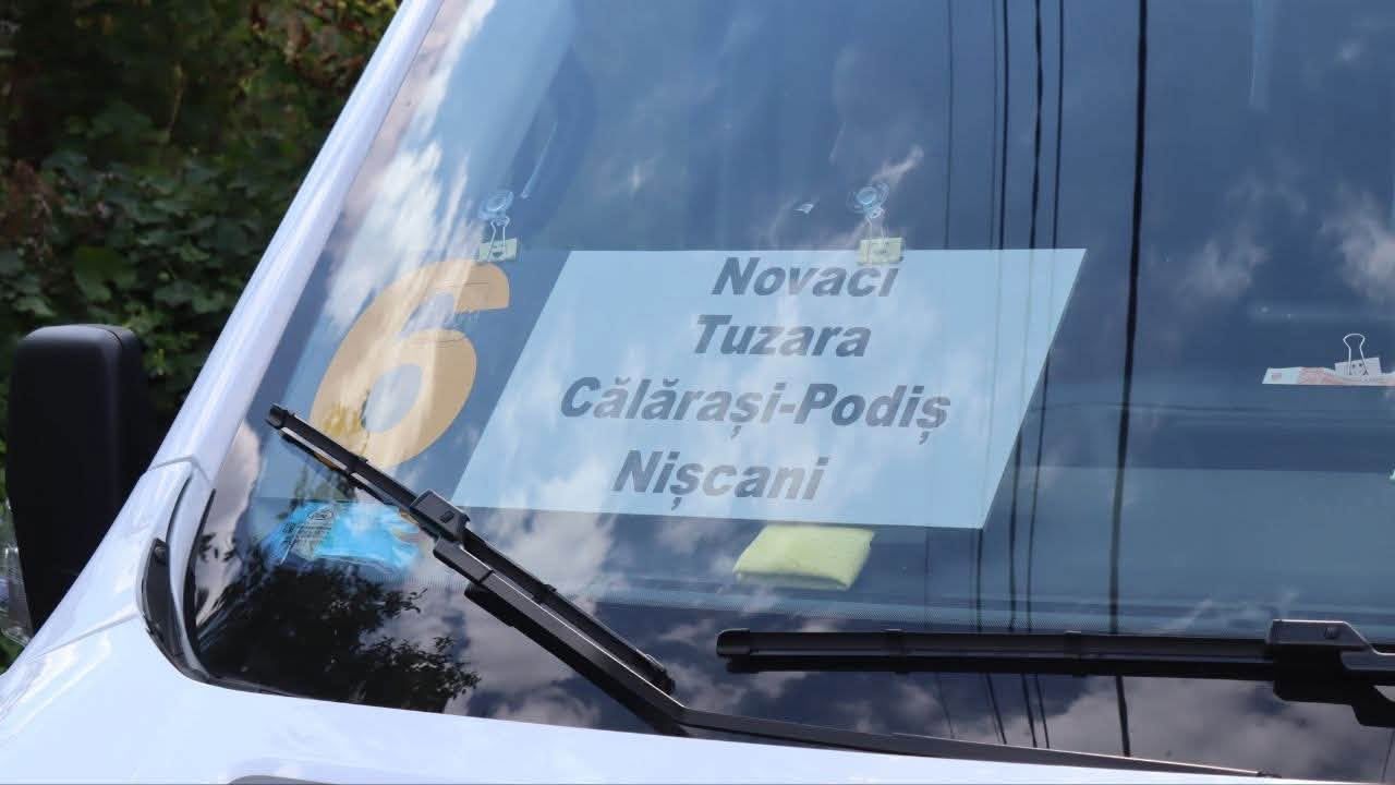 New public transport for three villages near Călărași: "It's very good for everyone"