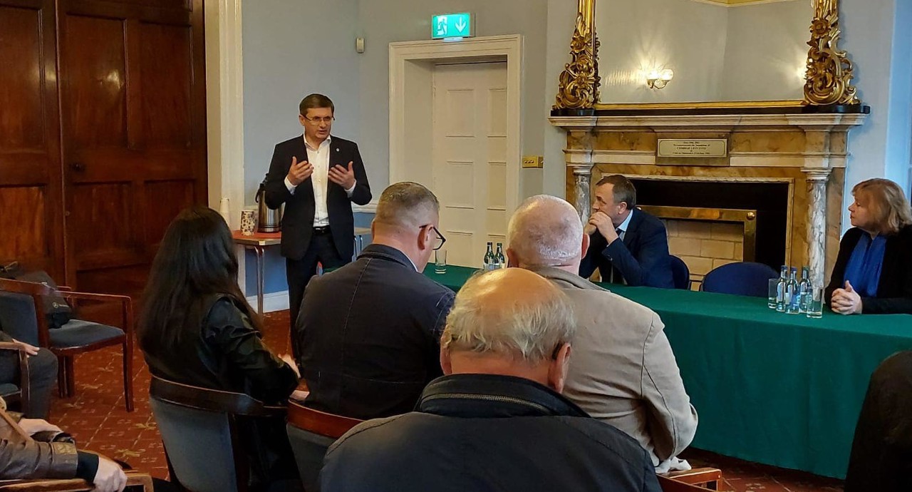 Igor Grosu i-a îndemnat pe moldovenii stabiliți în Irlanda să rămână implicați și să sprijine Republica Moldova în parcursul său european