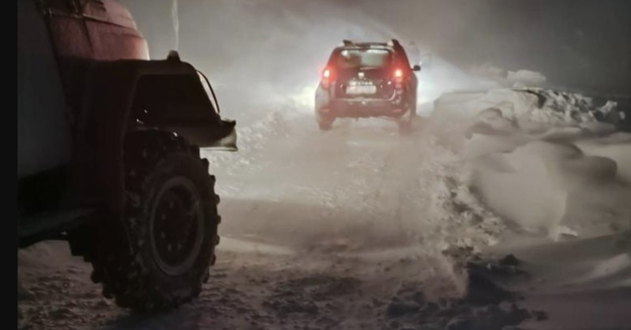 The National Army intervened to unlock the vehicles affected by the snow