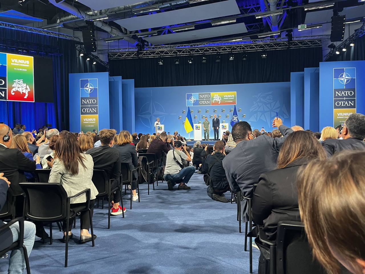 ФОТО/ВИДЕО Корреспонденция из Вильнюса: Журналистская деятельность во время саммита НАТО 
