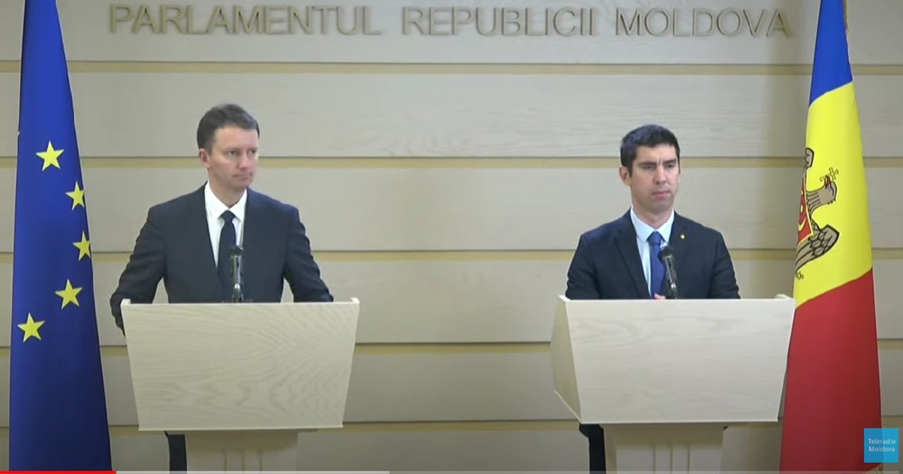 LIVE// Conferință de presă a copreședinților Comitetului Parlamentar de Asociere R. Moldova – UE, Mihail Popșoi și Siegfried Mureșan