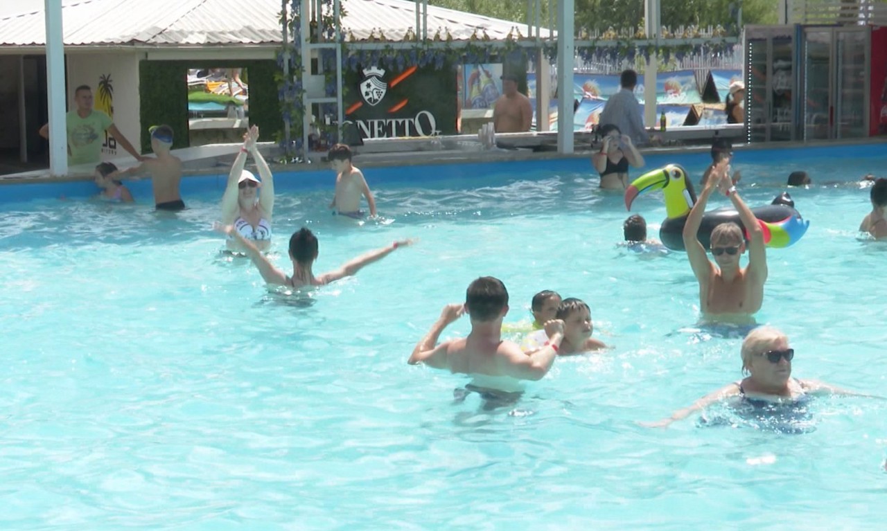 Pools provide a cool retreat on hot summer days