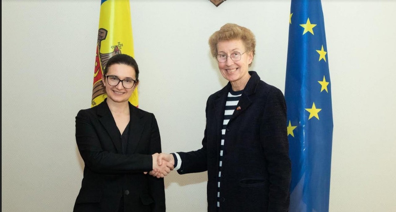 Vicepremierul Cristina Gherasimov, în discuții cu o delegație condusă de ambasadoarea Norvegiei în Republica Moldova cu reședința la București