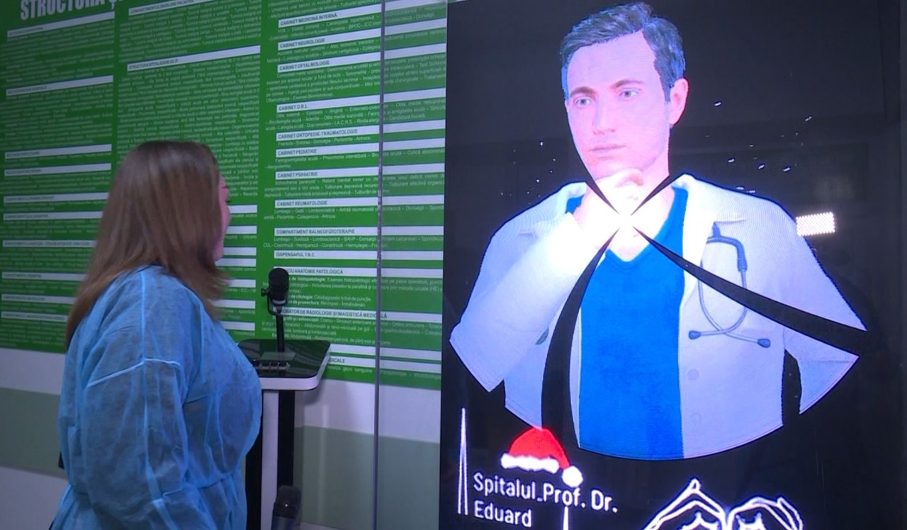 Un spital din România se evidențiază prin tehnologii bazate pe inteligență artificială. Pacienții, întâmpinați la intrare de roboți