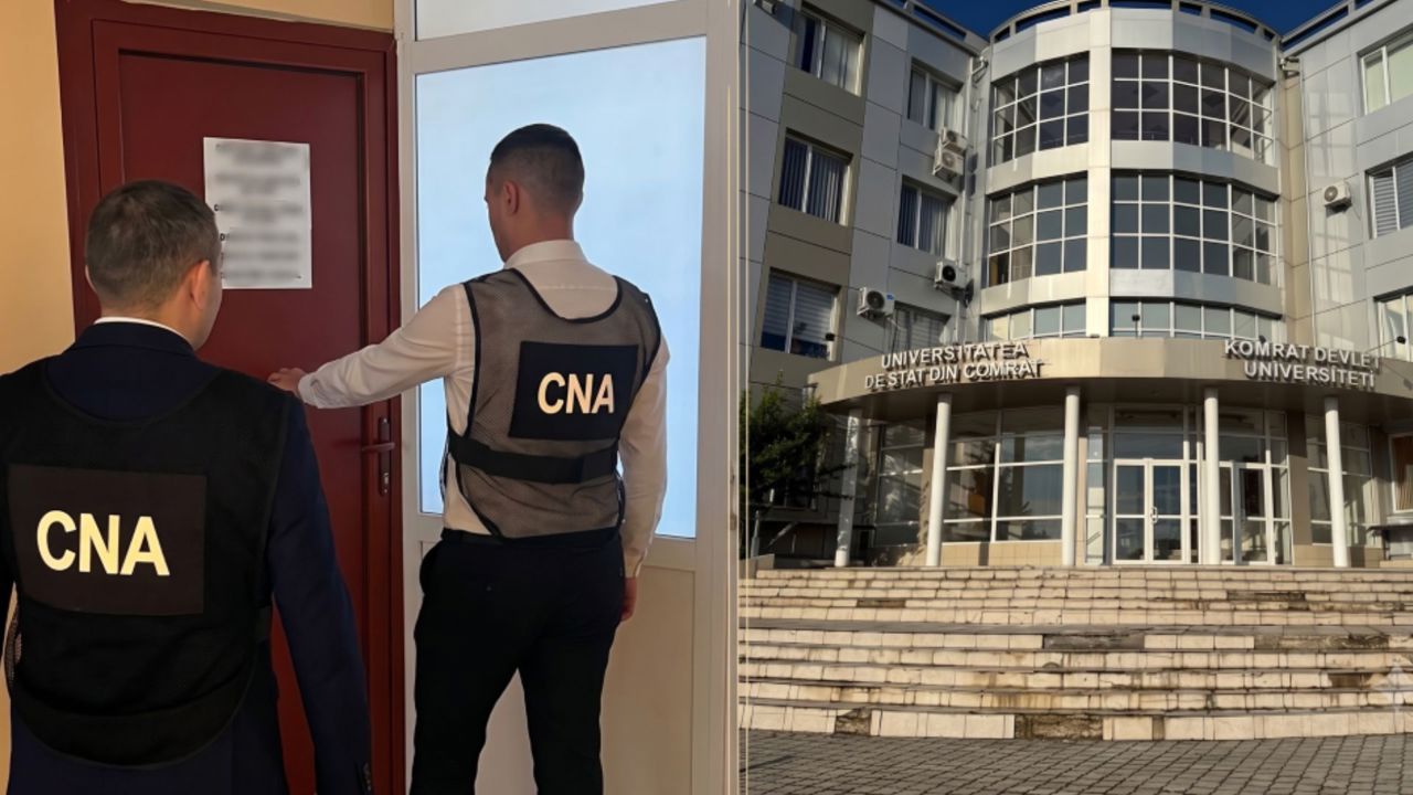 Percheziții și rețineri la Universitatea de Stat din Comrat: Conducerea instituției, vizată într-o schemă de corupție