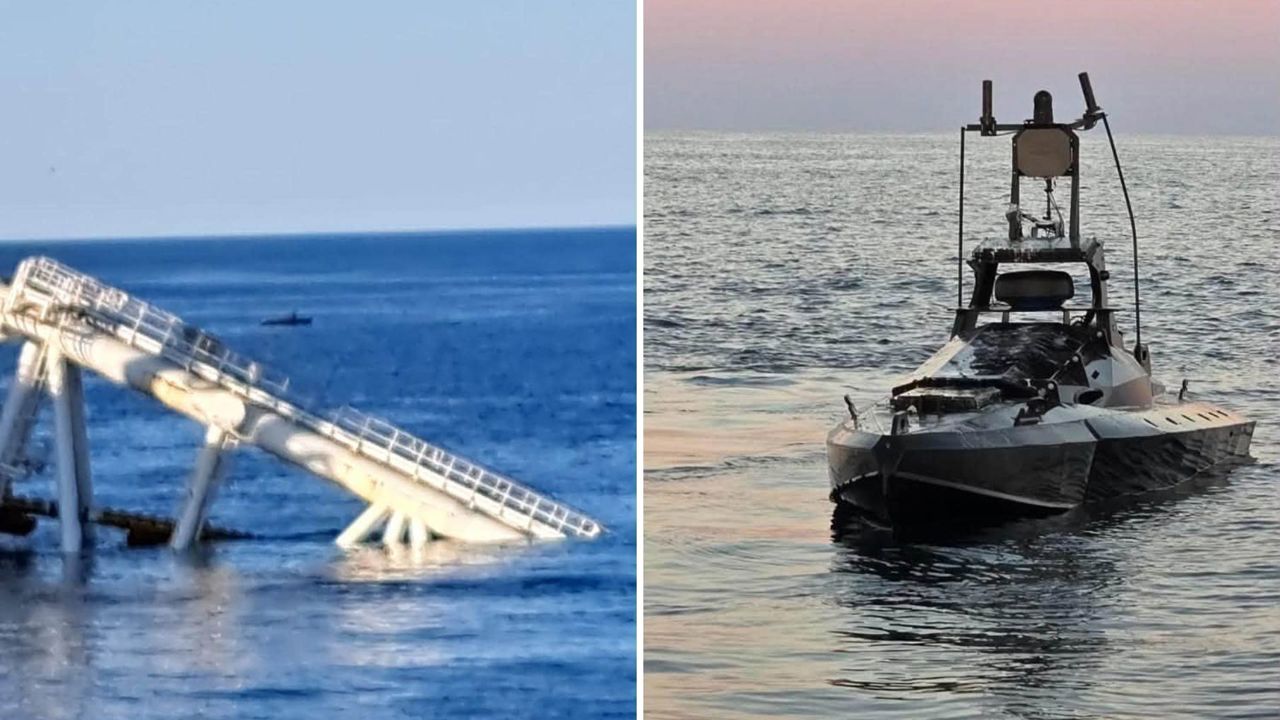 Incident în Marea Neagră: Dronă marină cu explozibil, lovită de un F-16 românesc