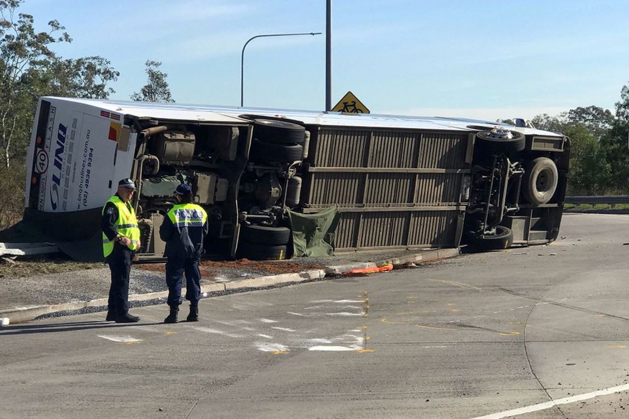 Ten people killed in wedding bus crash in Australia