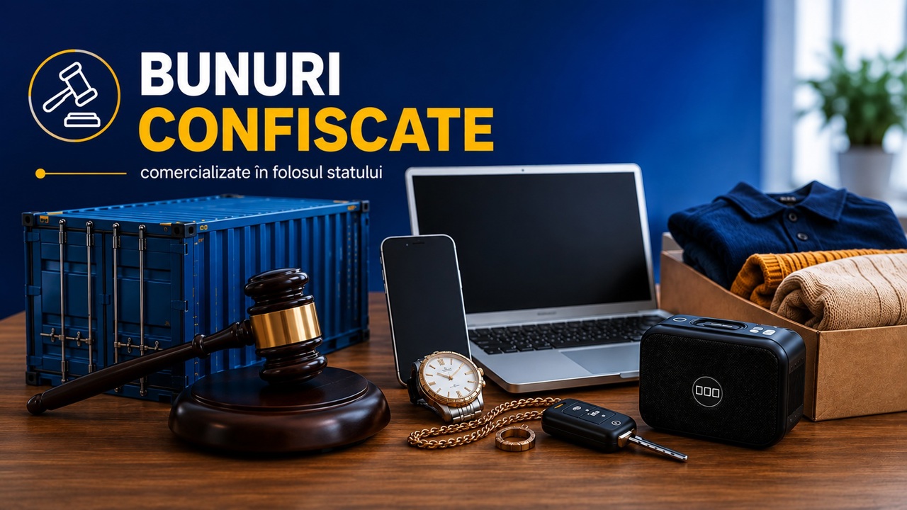 Fiscul a scos la vânzare numeroase bunuri confiscate: De la VAZ și Mercedes până la haine și rechizite școlare