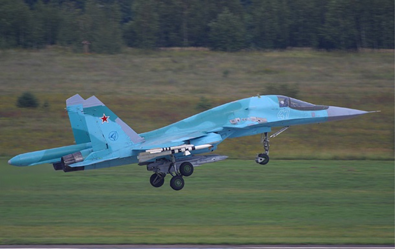 Russian Su-34 warplane crashes in North Ossetia