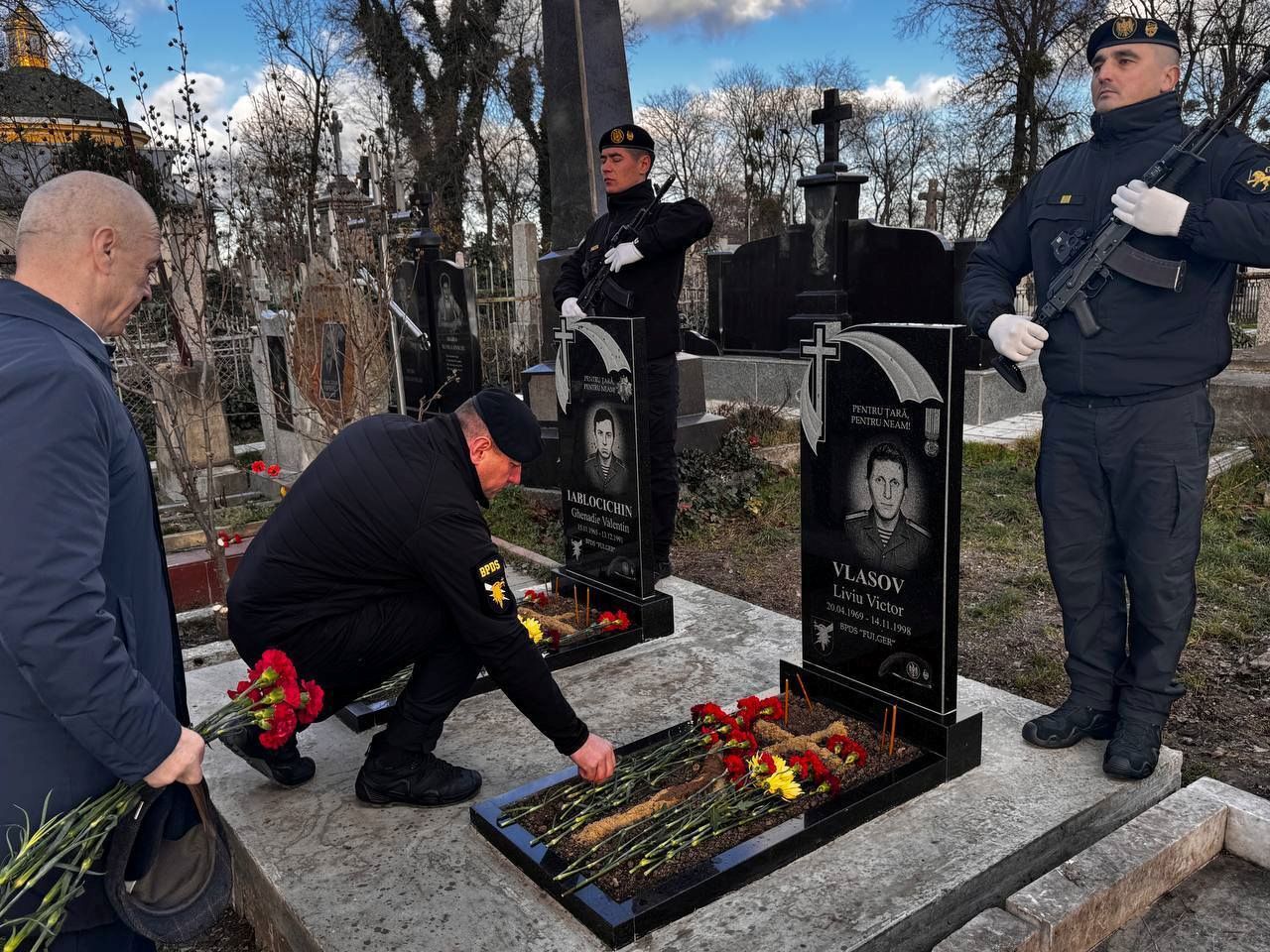 Jertfa care nu se uită: patru polițiști „Fulger”, omagiați pentru curajul din decembrie 1991