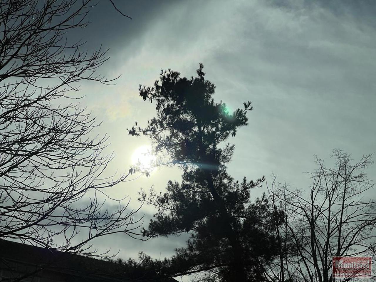 In January, maximum temperatures reached a new record