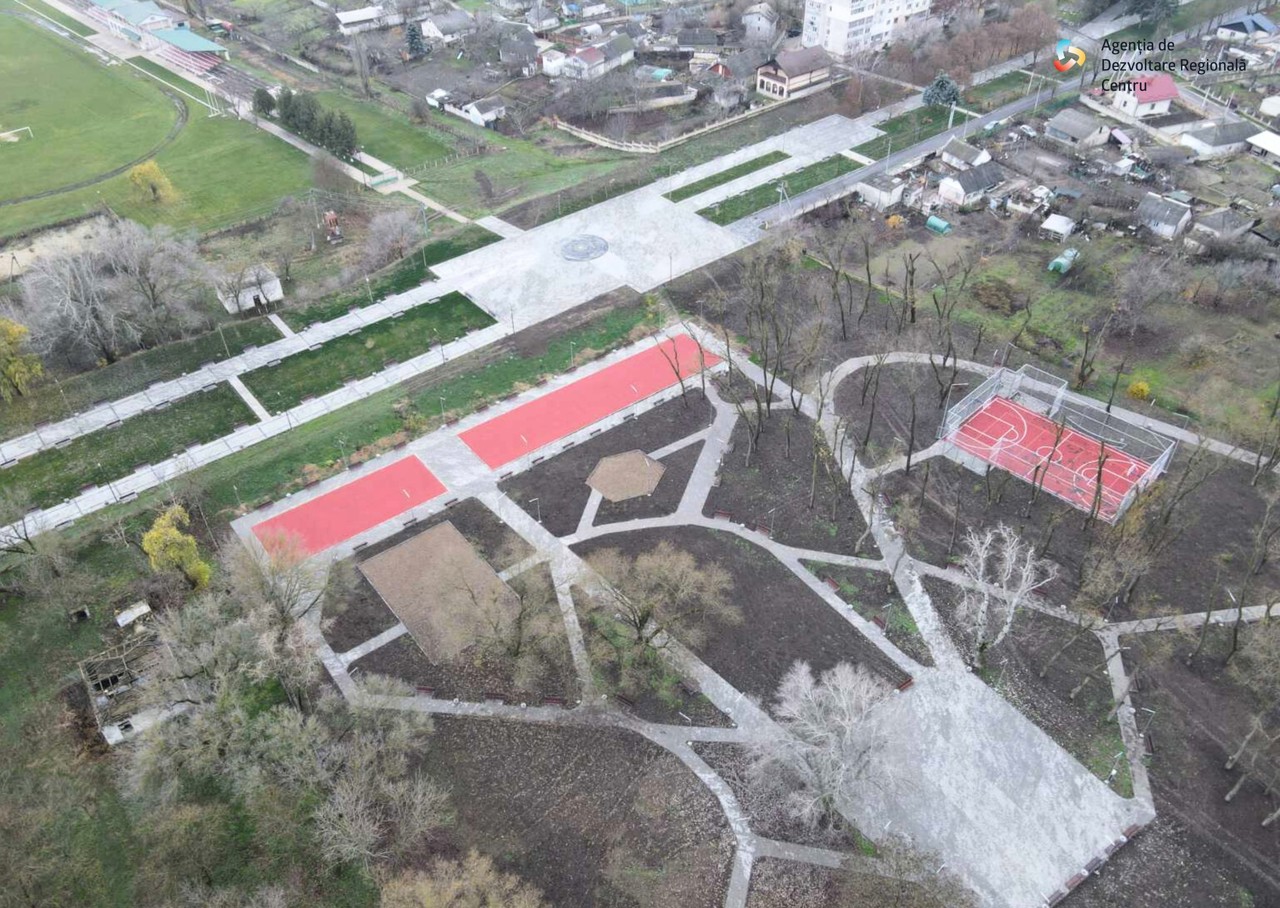 Criuleni are un bulevard pietonal modern și un parc riveran reamenajat: proiect finalizat de ADR Centru