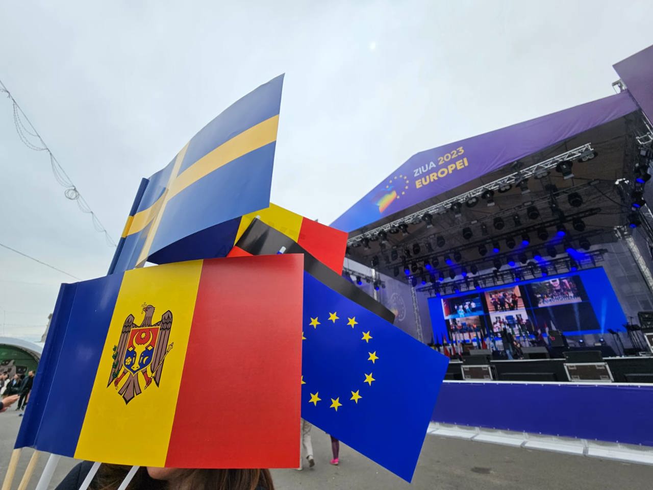 The European Village was inaugurated in Chisinau to mark Europe Day