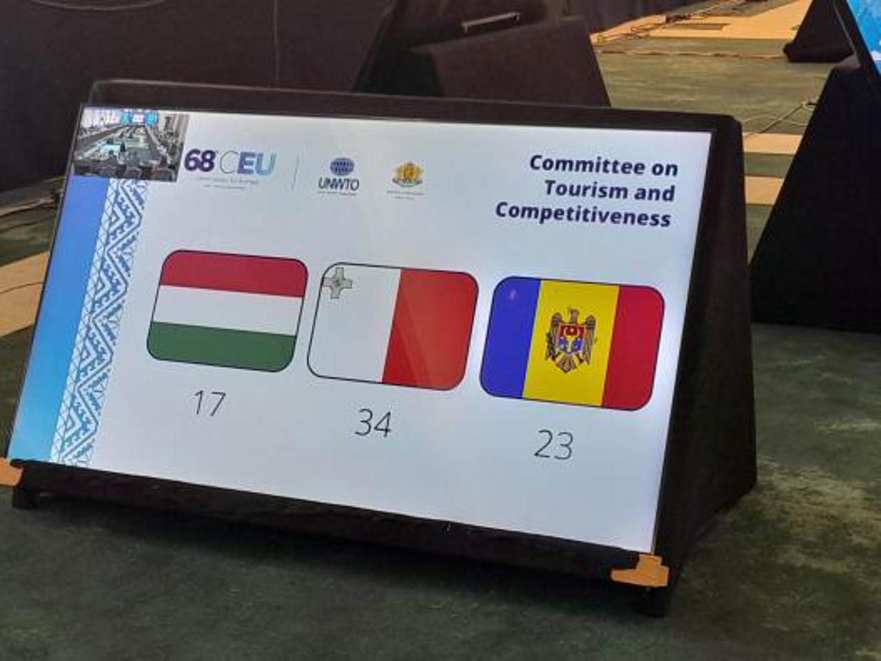 Republica Moldova a obținut calitatea de stat membru în Comitetul pentru turism și competitivitate