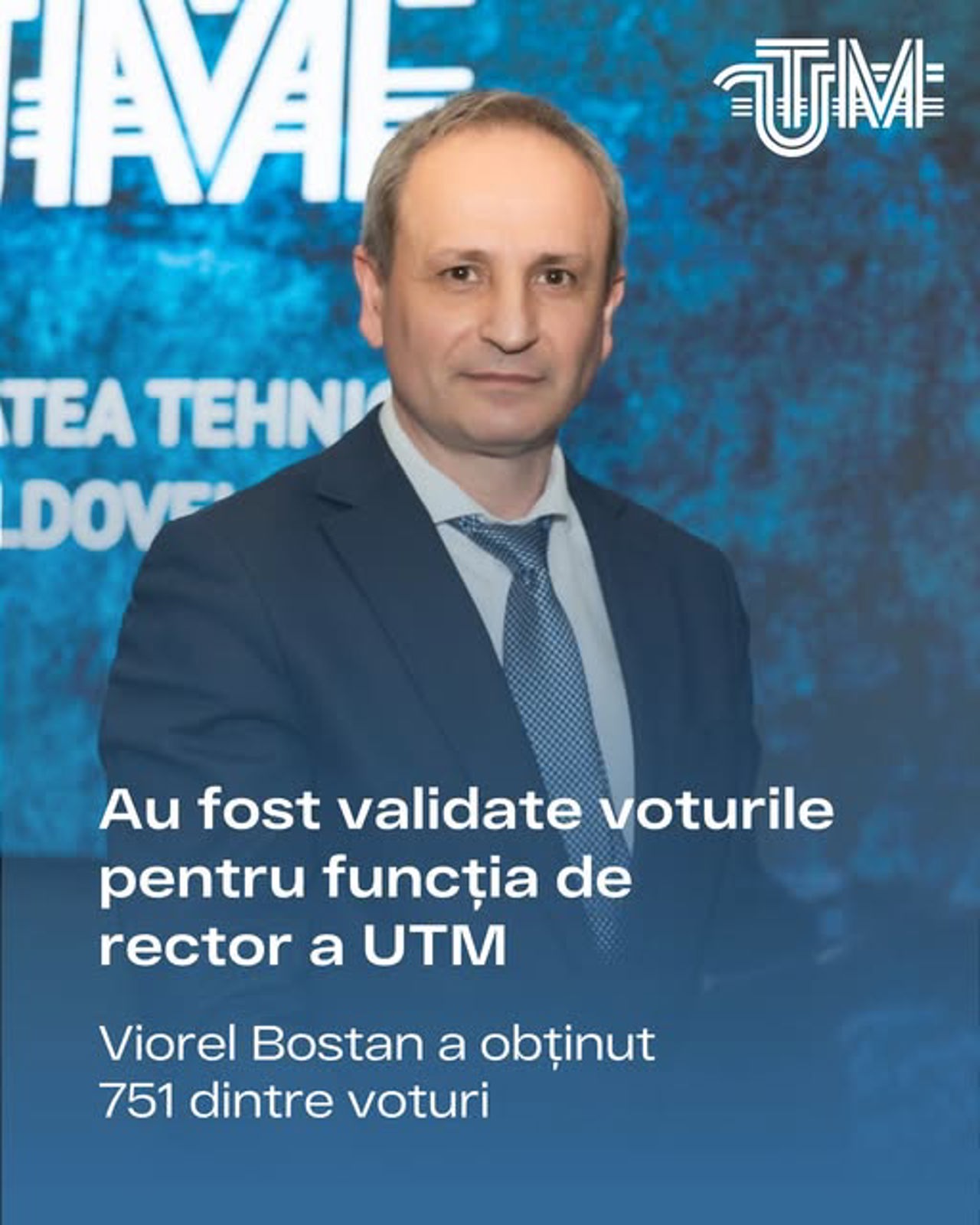 UTM confirms Viorel Bostan for new Rector mandate