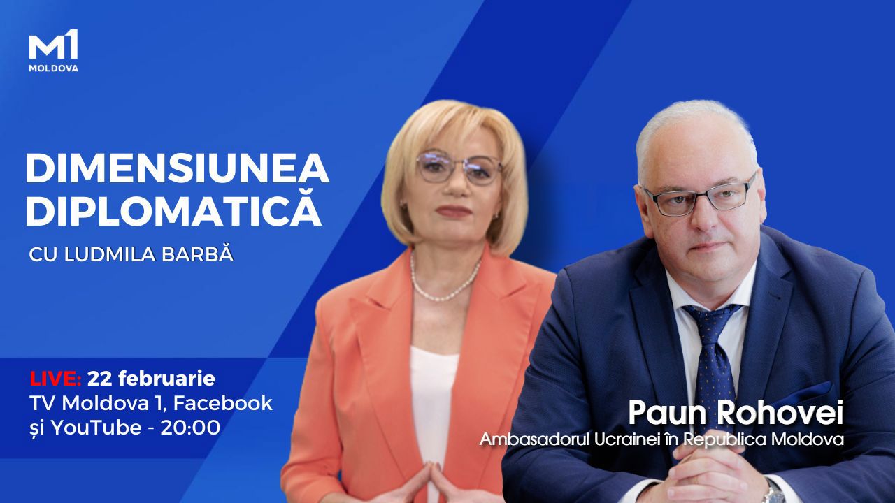 „Nu există un alt popor care își dorește pacea mai mult decât ucrainenii”: Ambasadorul Paun Rohovei, interviu în exclusivitate la Moldova 1