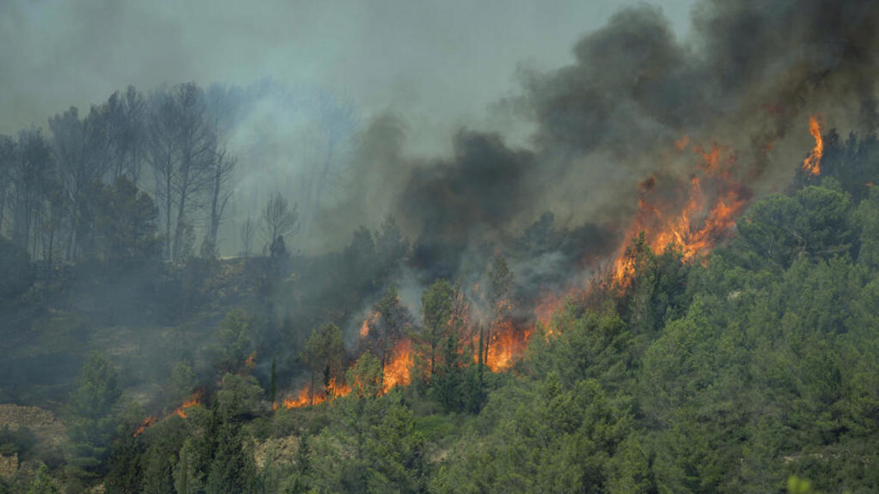 Historic wildfire ravages southern France