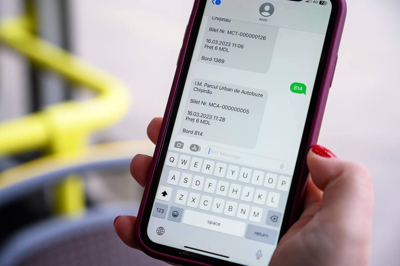 Поездку в общественном транспорте Кишинёва можно будет оплачивать мобильным  телефоном