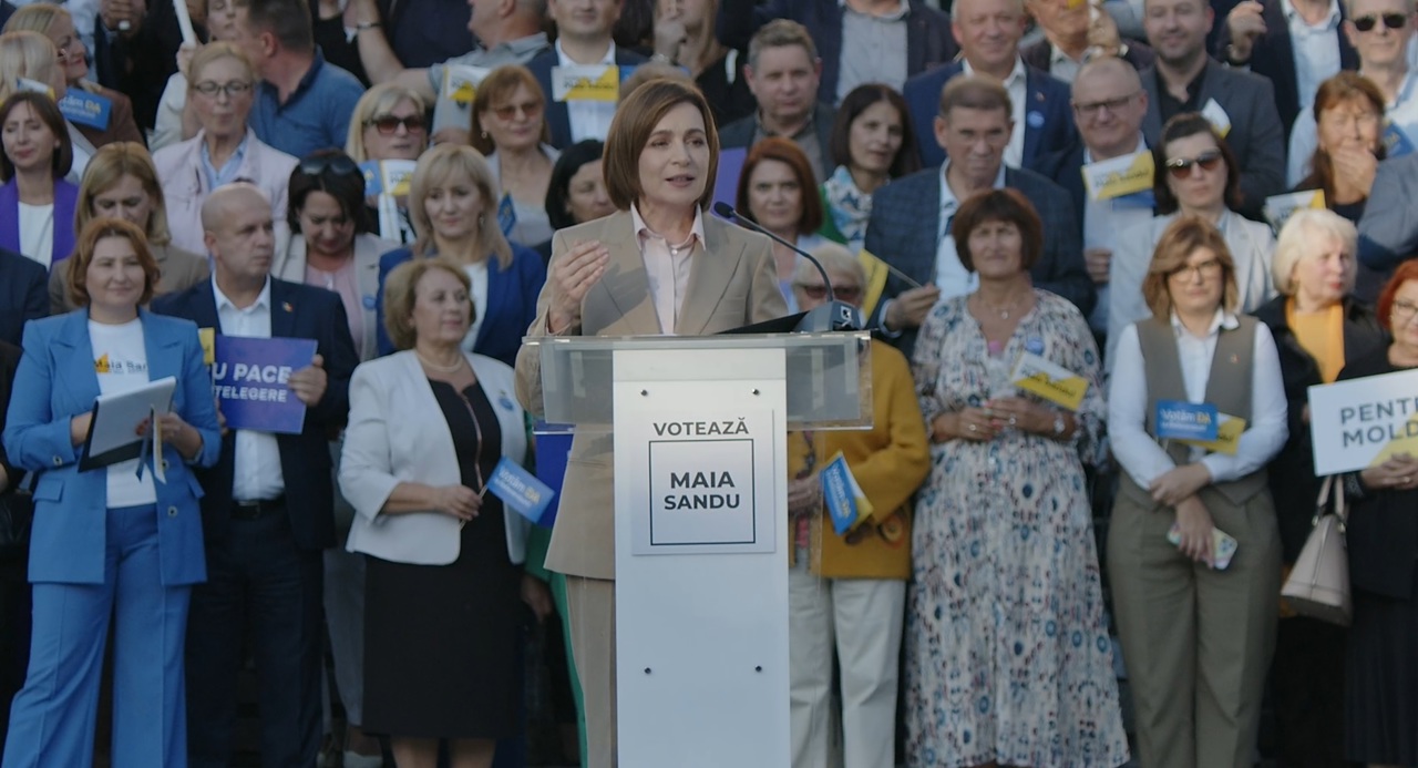 Maia Sandu s-a lansat oficial în campania pentru prezidențiale