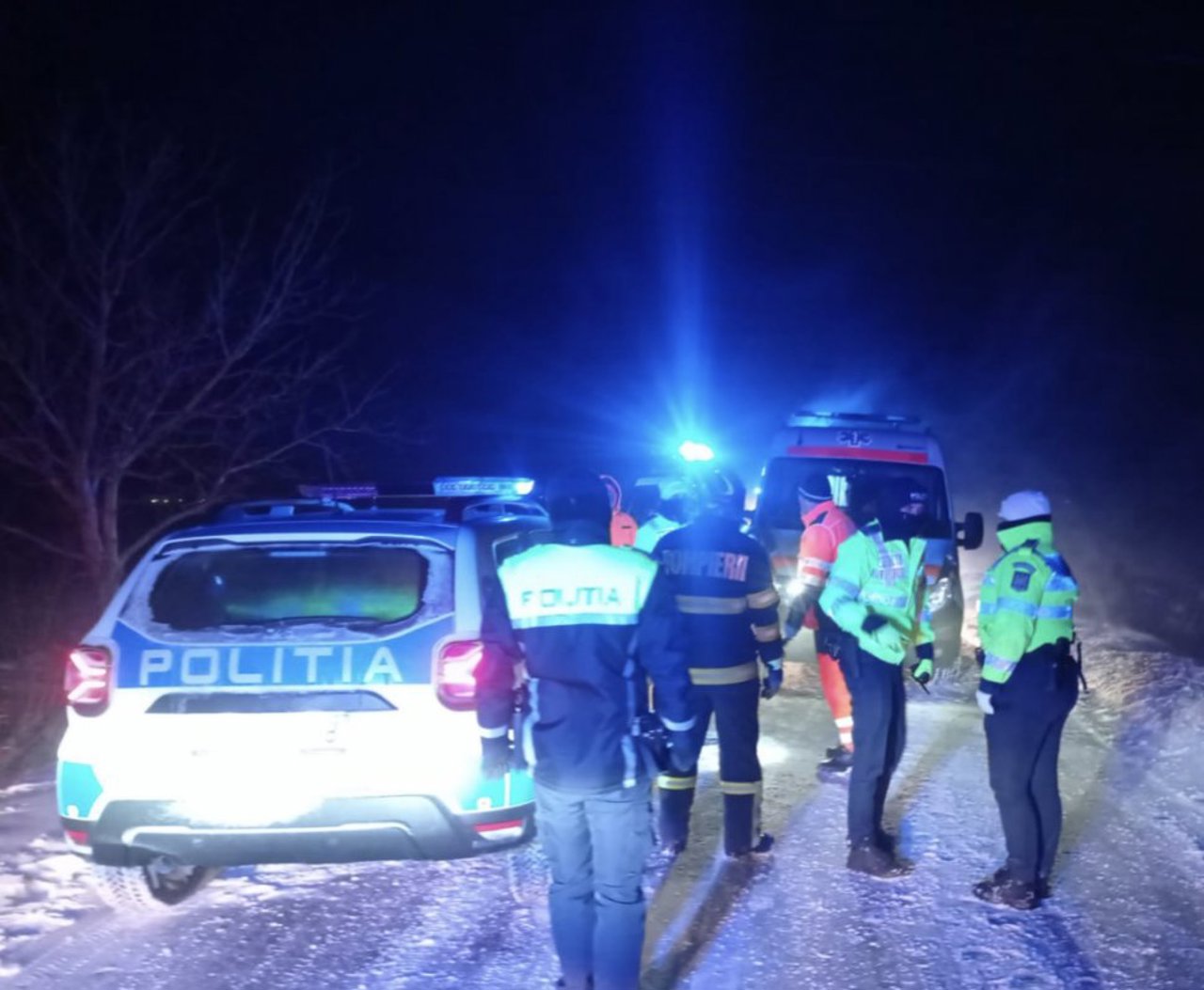 Un microbuz cu nouă moldoveni s-a răsturnat în județul Vrancea