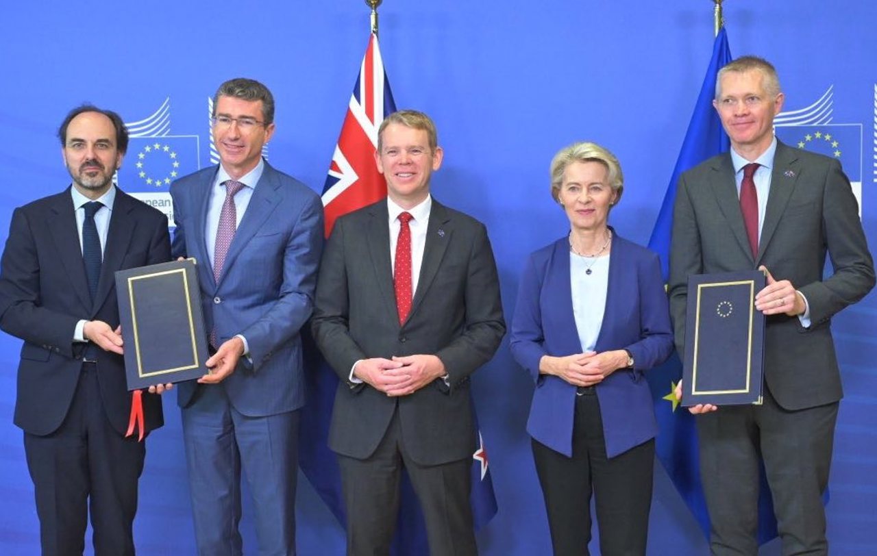 EU and New Zealand sign free trade agreement