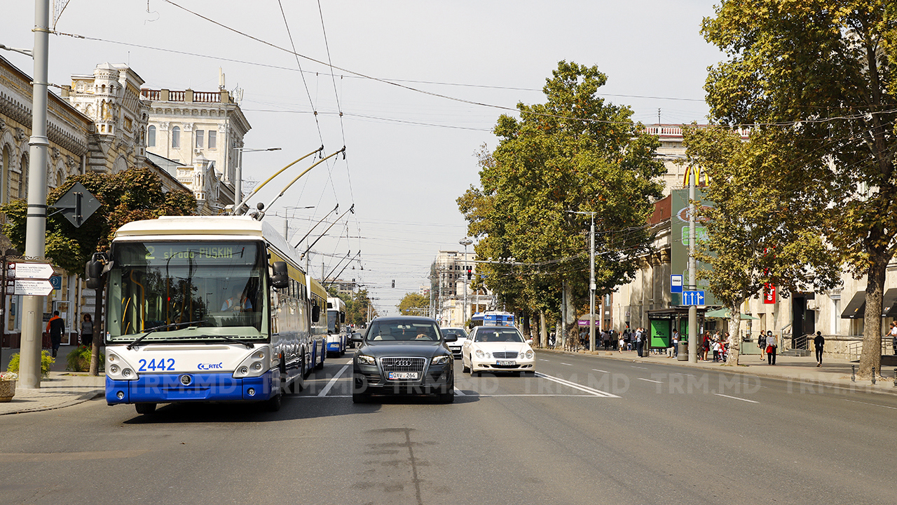 Restricții de circulație pe bulevardul Ștefan cel Mare și Sfânt din capitală 