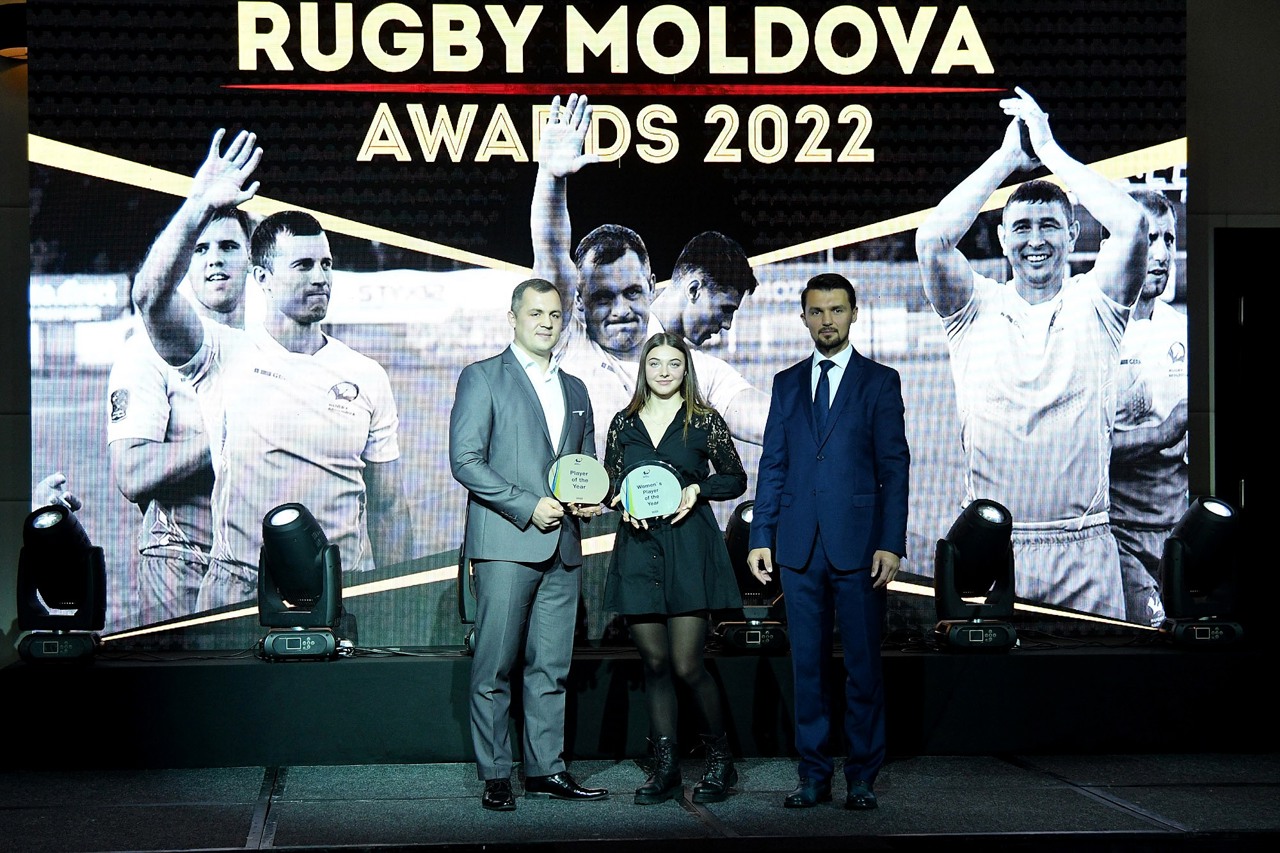 Federația de rugby din Republica Moldova și-a desemnat laureații anului 2022. Cine a obținut titlul de cel mai bun rugbist al anului