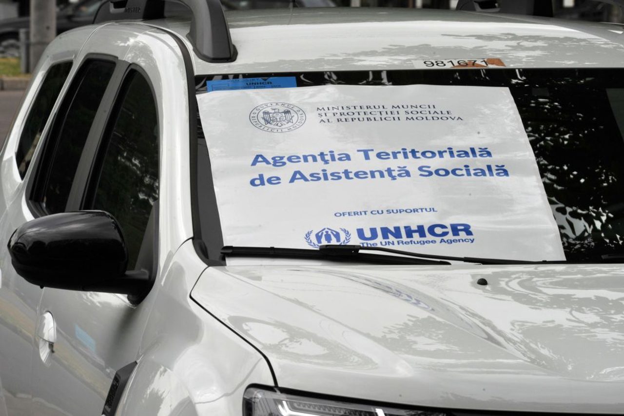 UNHCR a donat Ministerului Muncii și Protecției Sociale patru automobile în valoare de 1,4 milioane de lei