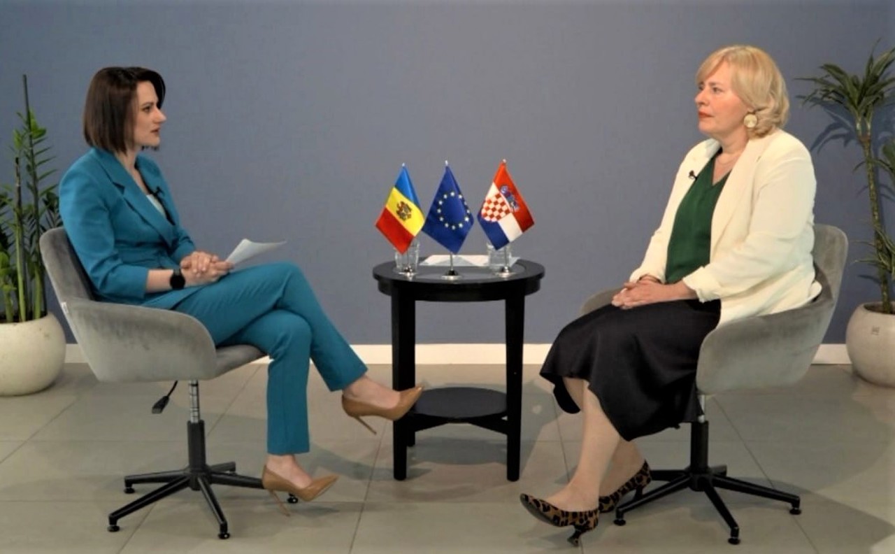 INTERVIU | Ambasadoarea Croației, la Moldova 1: „Schimbul de experiență dintre țările noastre poate fi foarte util pentru parcursul european”