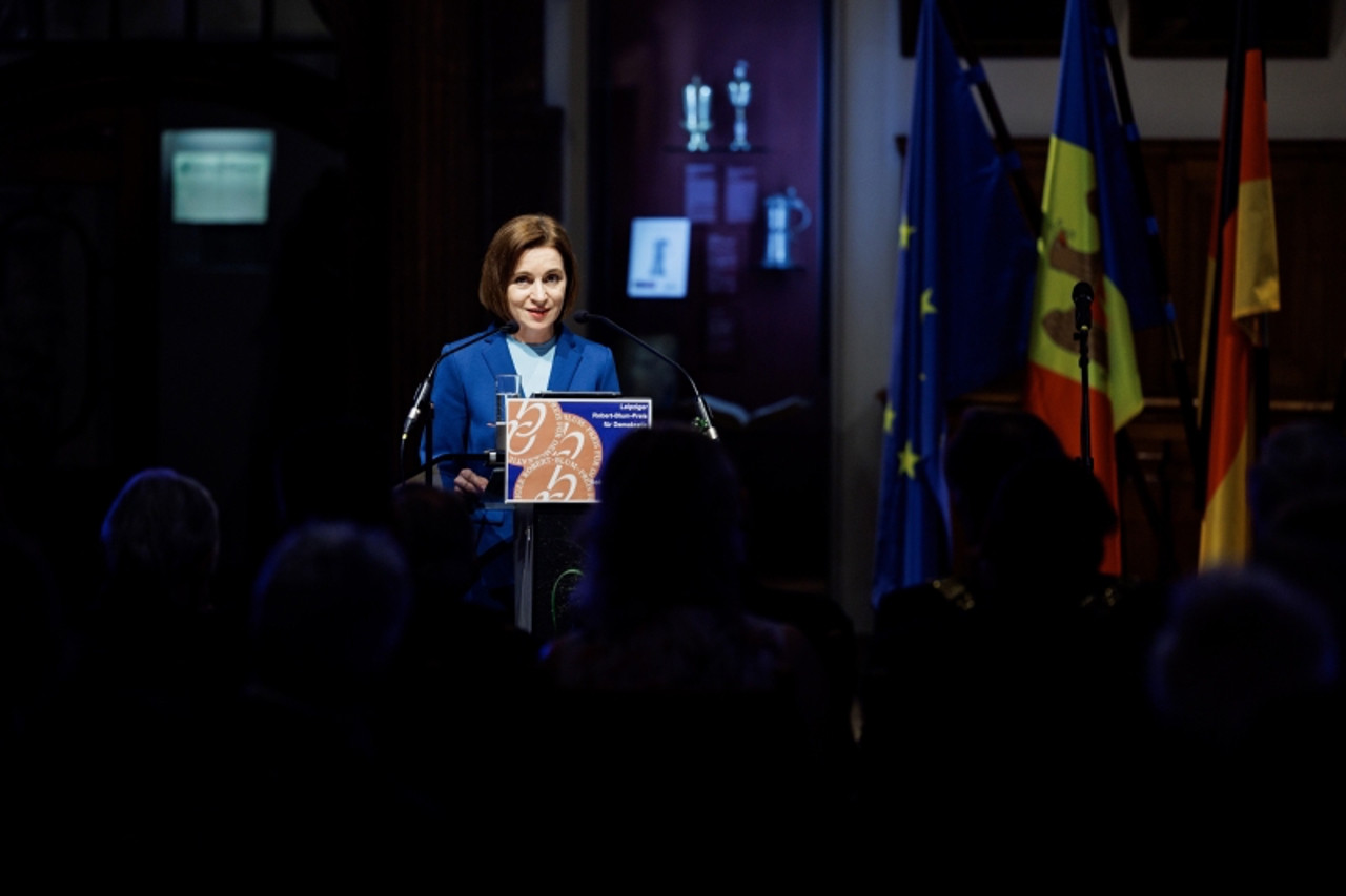 Președinta Maia Sandu va dona premiul „Robert Blum pentru Democrație 2024”