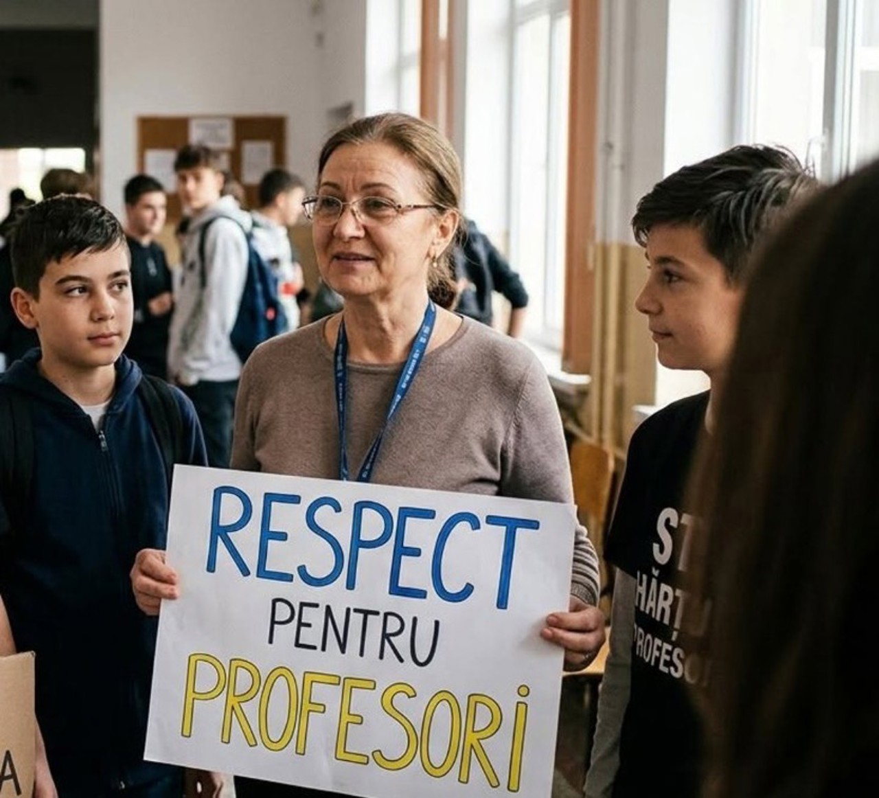 Protest în PMAN: Sindicaliștii din domeniul educației cer majorarea salariilor de la 1 septembrie