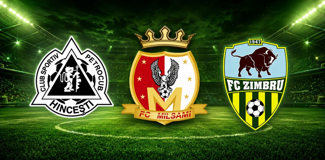 Spectacol fotbalistic la posturile publice de televiziune! Meciurile din cupele europene ale echipelor Petrocub, Milsami și Zimbru în direct la Moldova 1 și Moldova 2