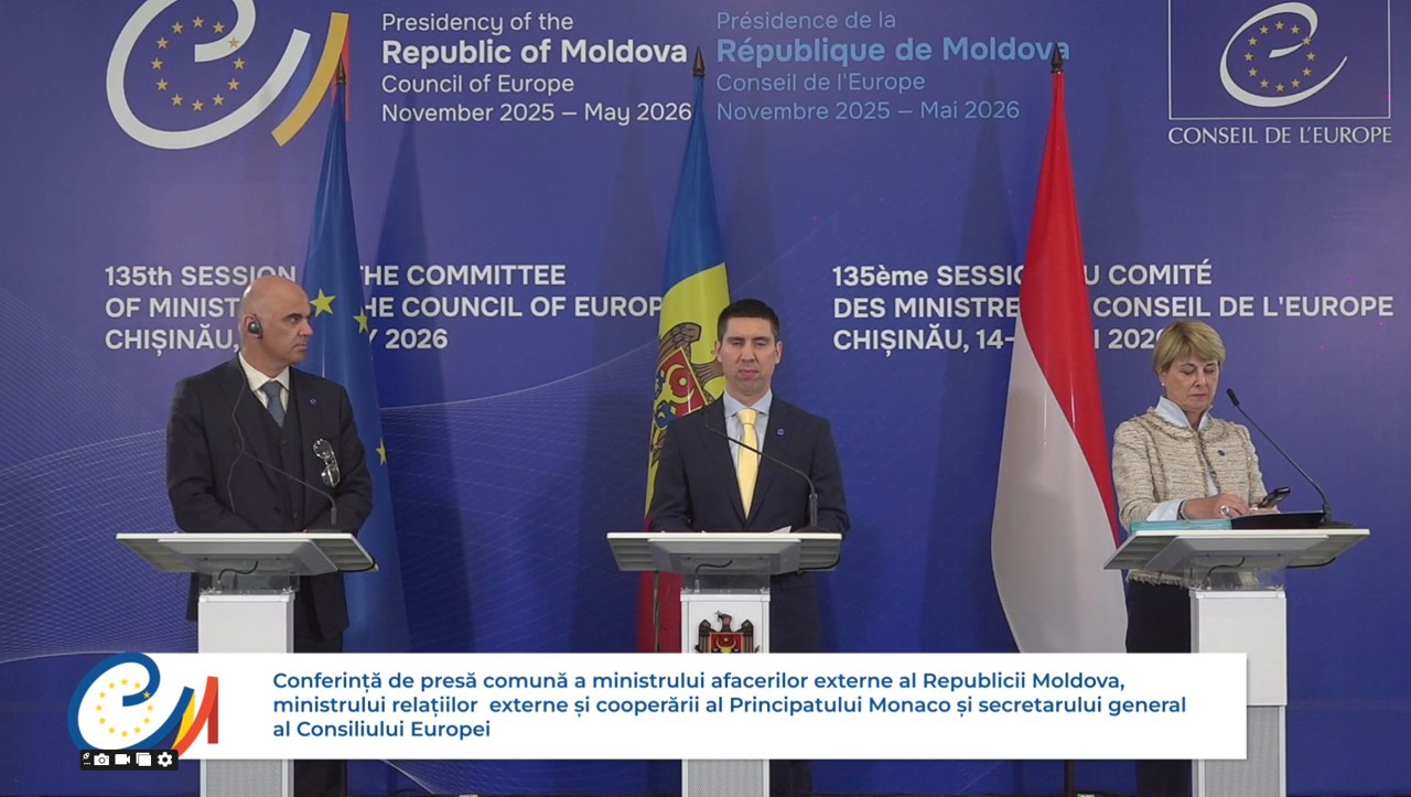 “Europe remains united around the rule of law”: CoE ministerial session in Chișinău ends with historic step